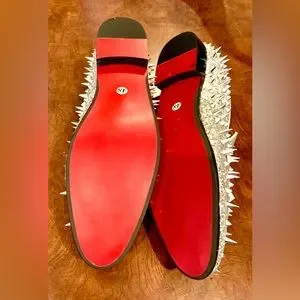 Italian Shoemakers | Shoes | Mens Silver Spiked Shoes  display picture 2